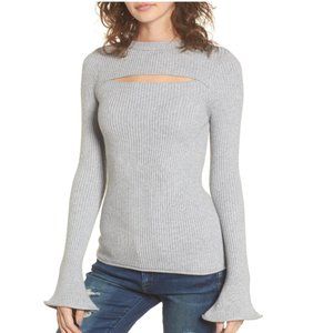 Cutout Ribbed Sweater